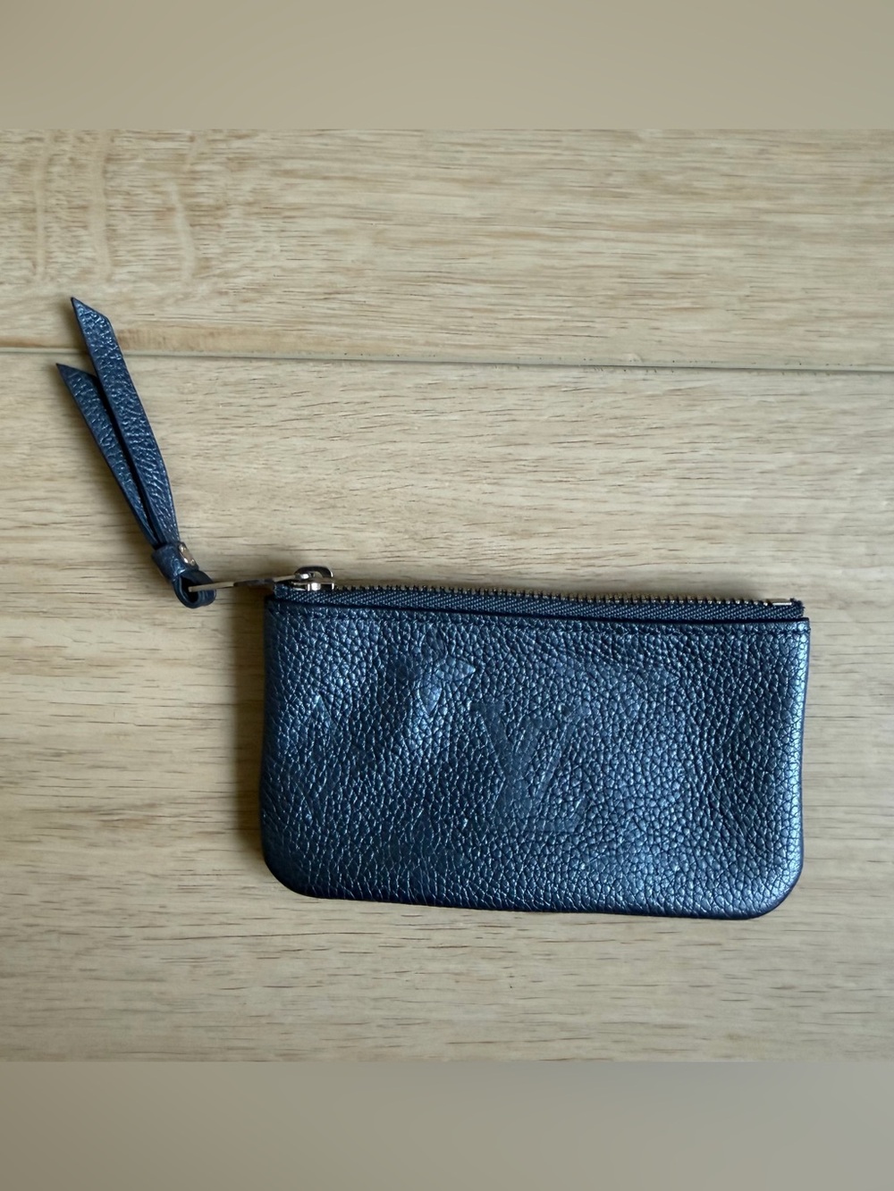 Louis Vuitton Navy Blue Coin Wallet